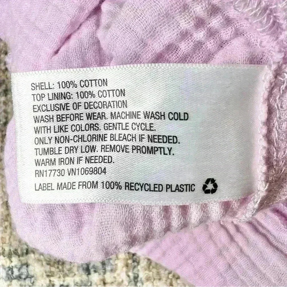 Cat & Jack Baby Gauze Bunny Romper Size 3-6 Months - Picture 10 of 10